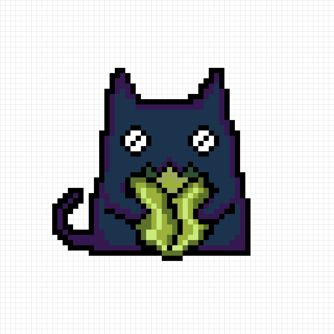 Lettuce Cat Bead Pattern